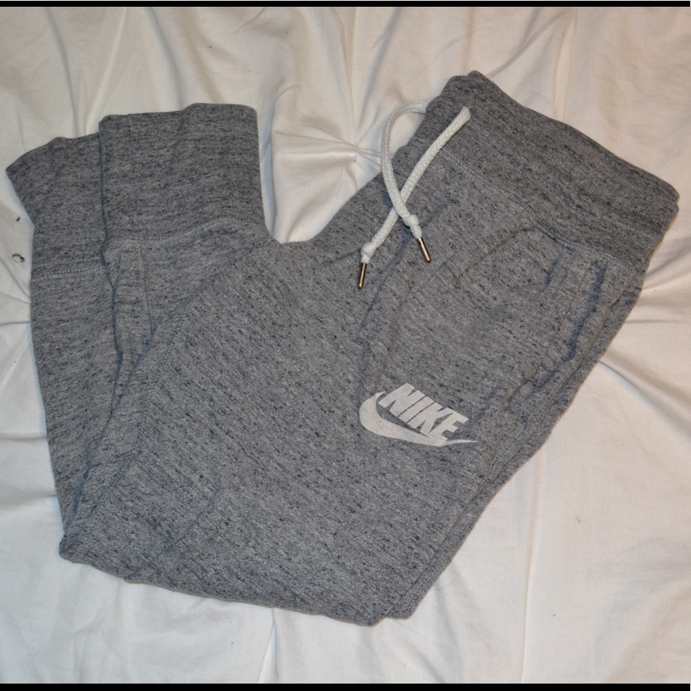 Grey nike joggers